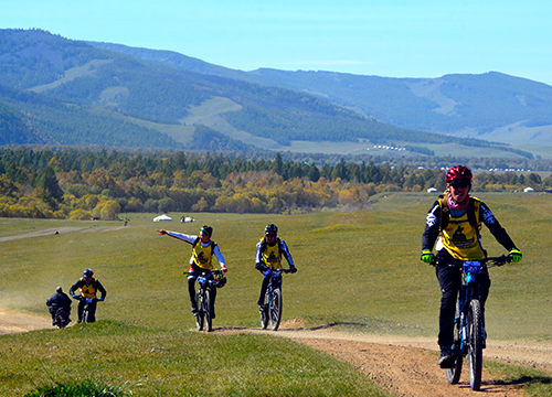 Cycling in Mongolia, Terelj NP